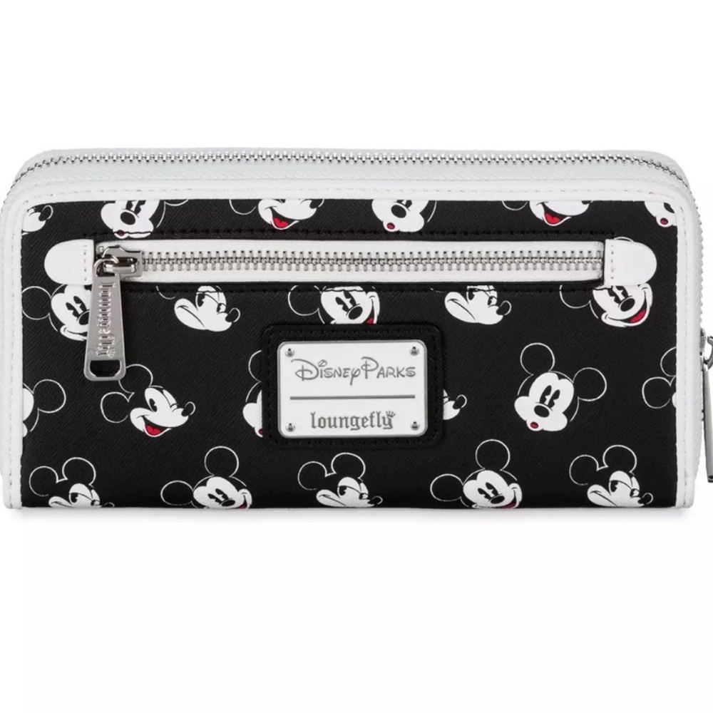 Mickey Mouse Loungefly Wallet NWT and Earrings - Picture 2 of 7